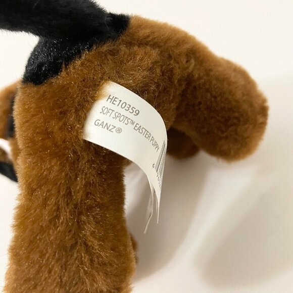 Ganz Soft Spots 4 Inch Easter Puppy Dog Schnitzel Bunny Ears Animal Plush - Picture 10 of 13